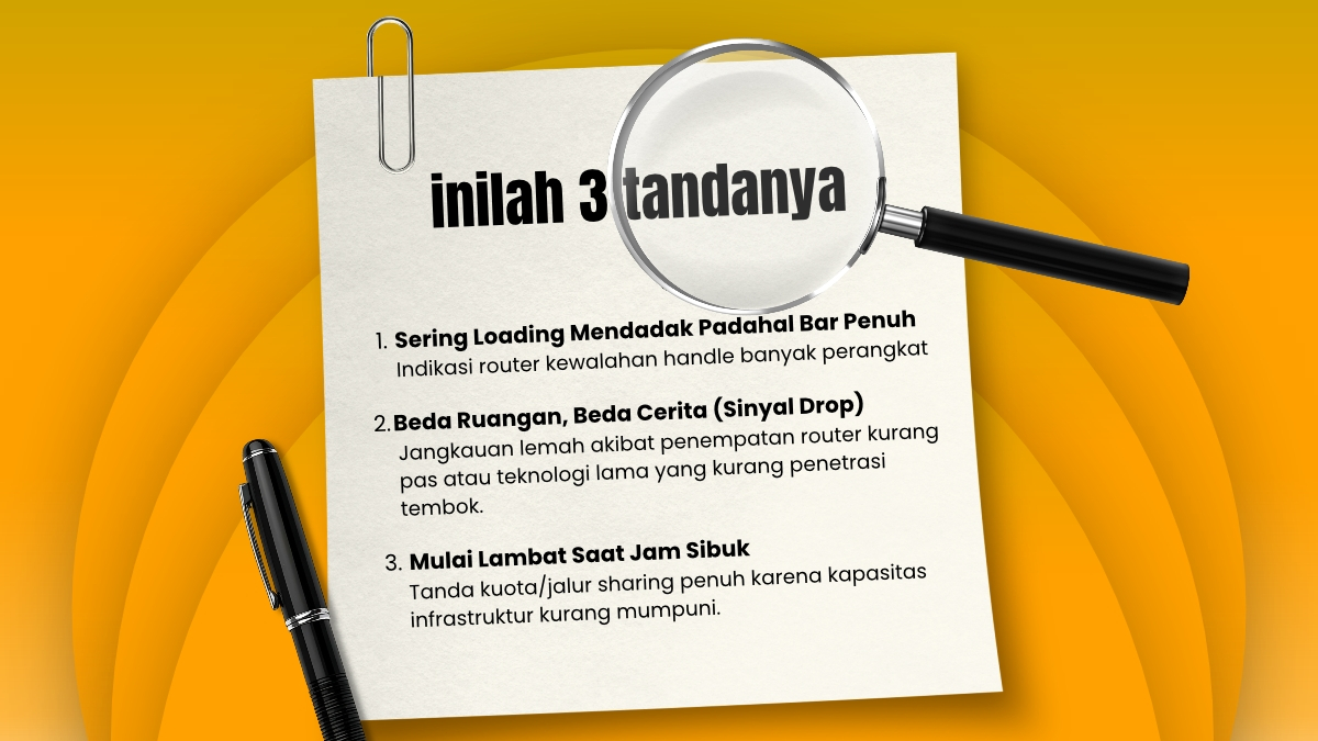 Wi-Fi Sering Lemot Padahal Bar Penuh? Cek 3 Penyebab Ini!